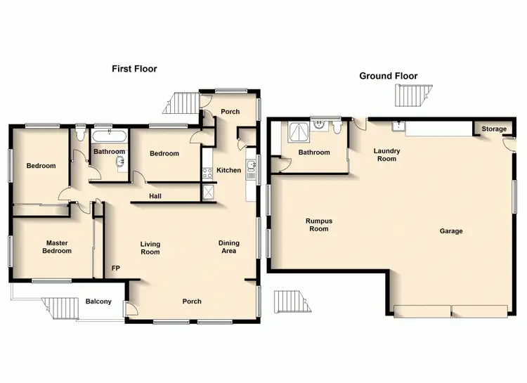 Floorplan of Homely house listing, 3 Marlow Street, Woodridge QLD 4114