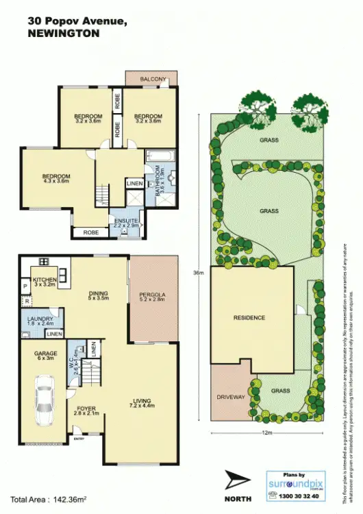 Floorplan of Homely house listing, 30 Popov Avenue, Newington NSW 2127