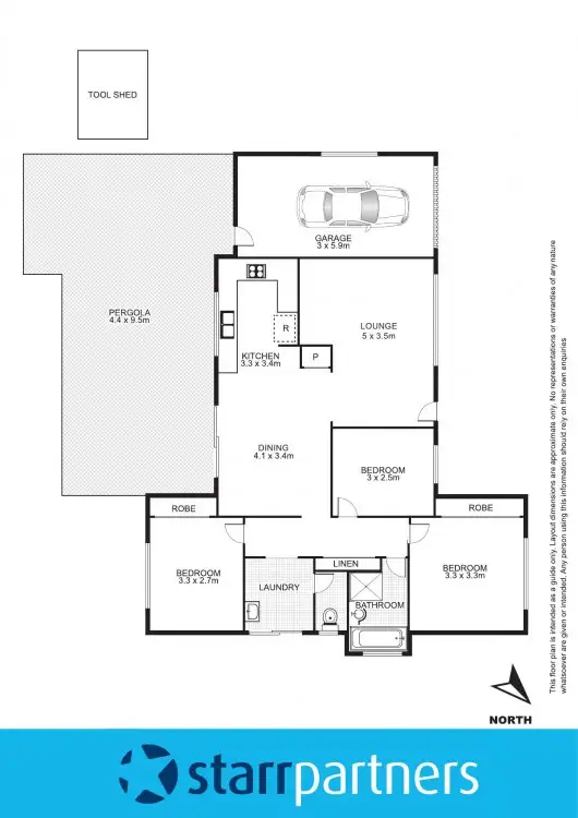 Floorplan of Homely house listing, 40 Whistler Crescent, Erskine Park NSW 2759