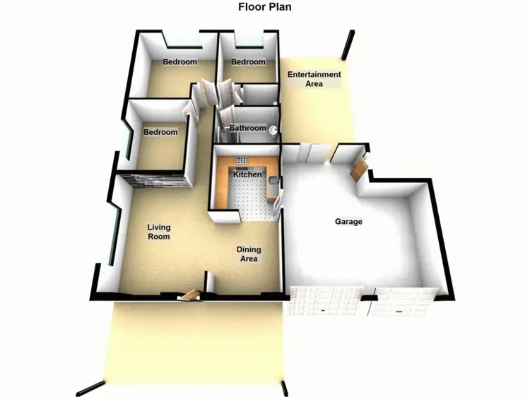 Floorplan of Homely house listing, 51 Aquarius Drive, Kingston QLD 4114