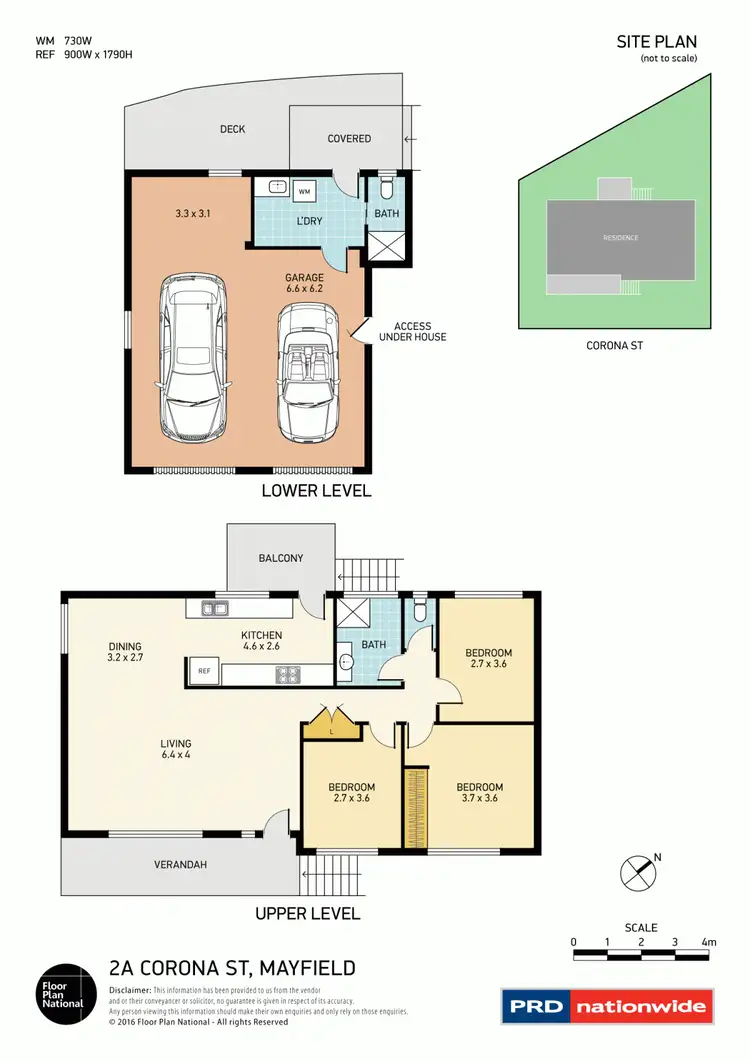 Floorplan of Homely house listing, 2a Corona St, Mayfield NSW 2304