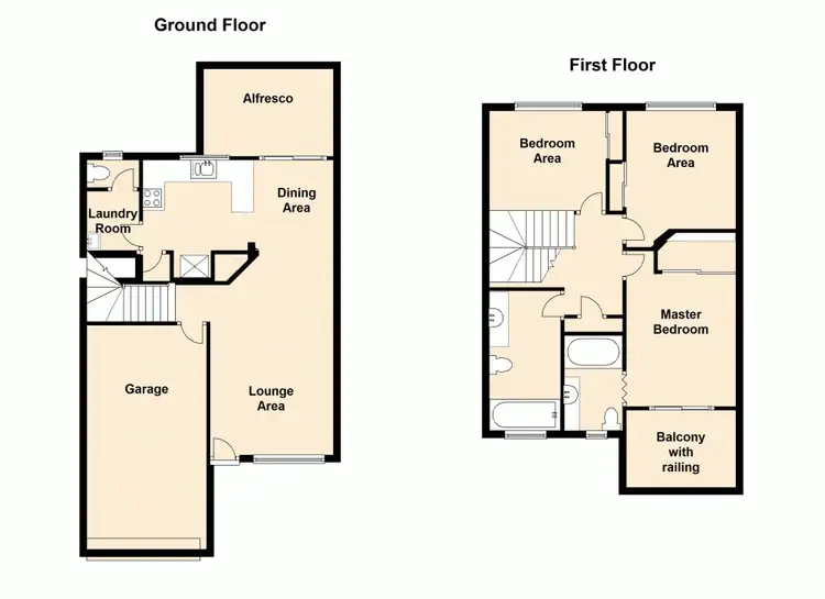 Floorplan of Homely townhouse listing, 16/210 Government Road, Forest Lake QLD 4078