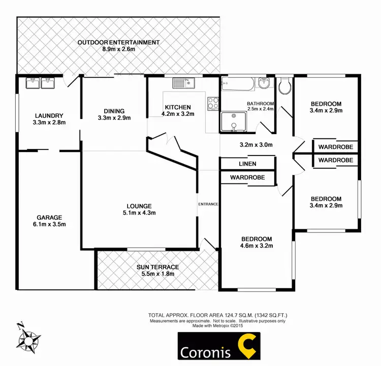 Floorplan of Homely house listing, 9 Clarice Street, Harristown QLD 4350