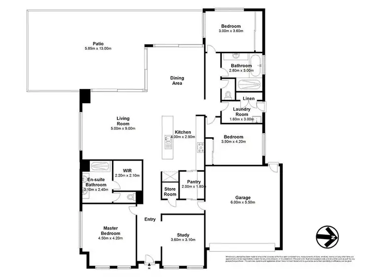 Floorplan of Homely house listing, 3 Finnigan Street, Augustine Heights QLD 4300