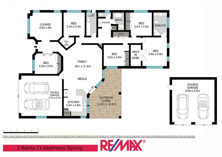 Floorplan of Homely house listing, 3 Rama Court, Kearneys Spring QLD 4350