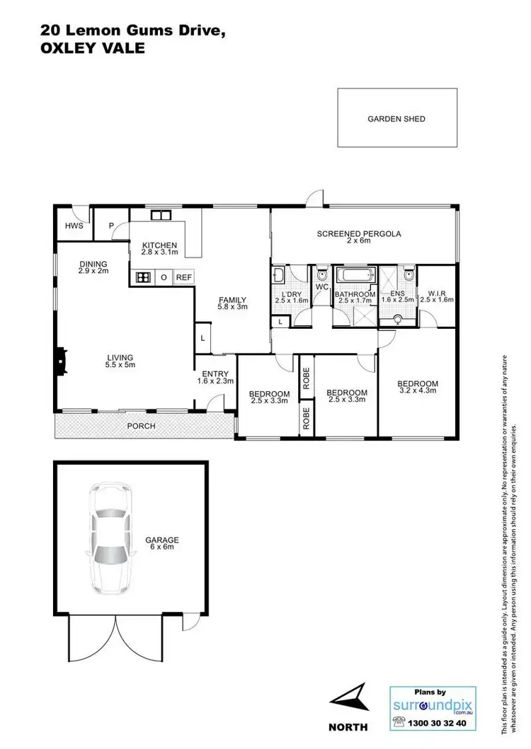 Floorplan of Homely house listing, 20 Lemon Gums Drive, Tamworth NSW 2340