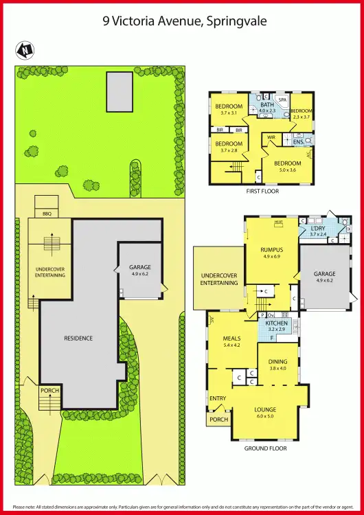 Floorplan of Homely house listing, 9 Victoria Avenue, Springvale VIC 3171