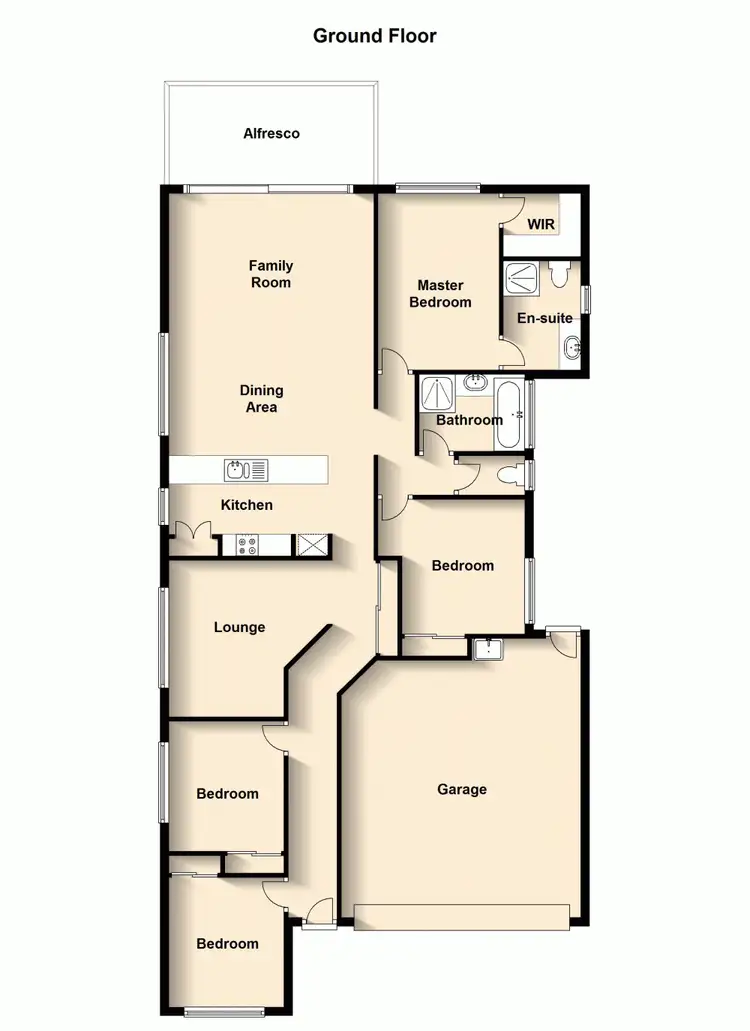 Floorplan of Homely house listing, 34 Stoneleigh Way, Holmview QLD 4207