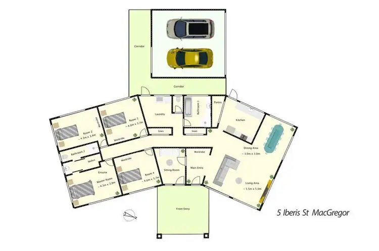 Floorplan of Homely house listing, 5 Iberis St, Macgregor QLD 4109