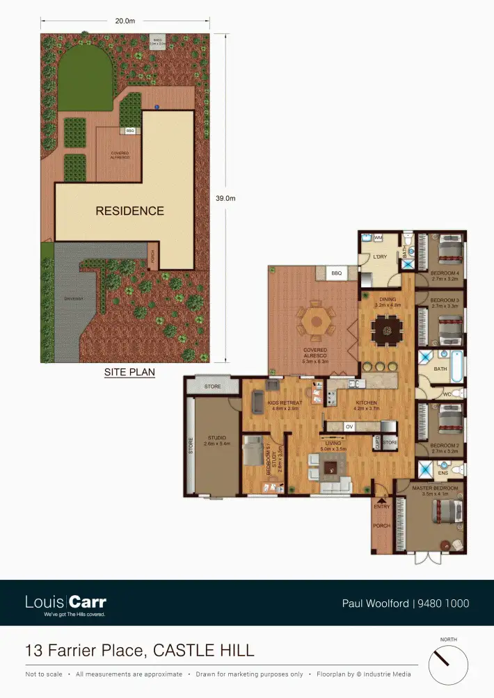 Floorplan of Homely house listing, 13 Farrier Place, Castle Hill NSW 2154