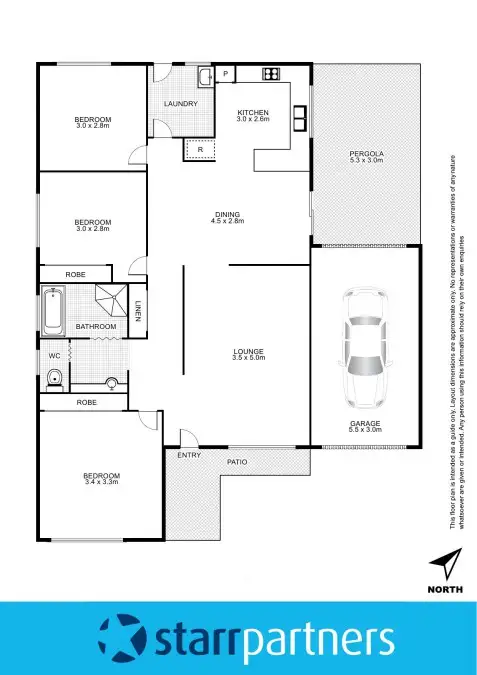 Floorplan of Homely house listing, 7 Orchid Close, Colyton NSW 2760
