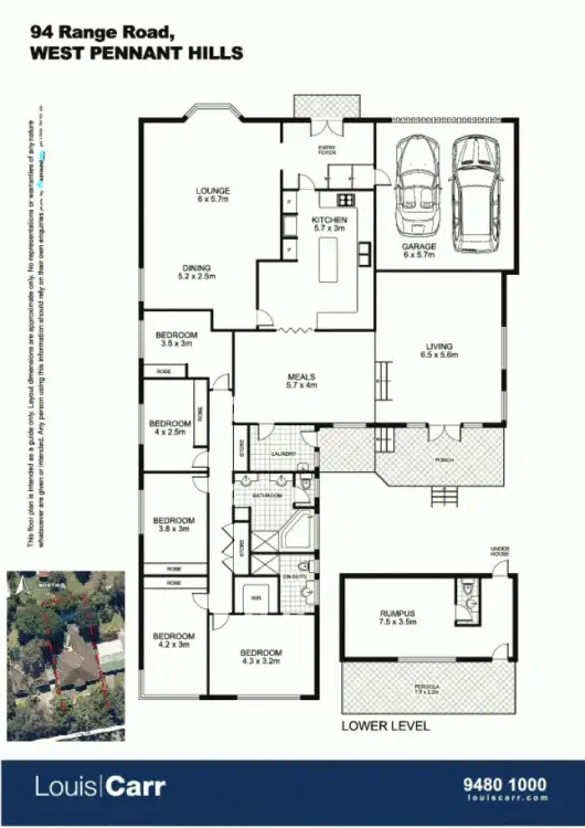 Floorplan of Homely house listing, 94 Range Road, West Pennant Hills NSW 2125