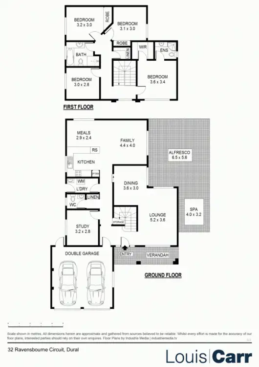 Floorplan of Homely house listing, 32 Ravensbourne Circuit, Dural NSW 2158