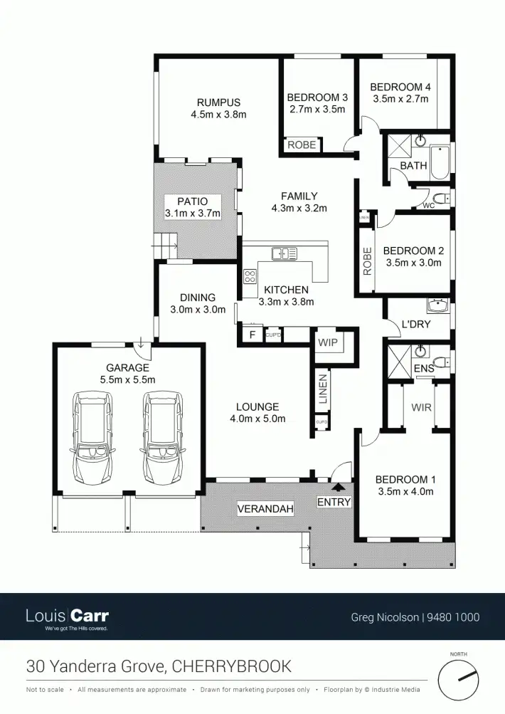 Floorplan of Homely house listing, 30 Yanderra Grove, Cherrybrook NSW 2126