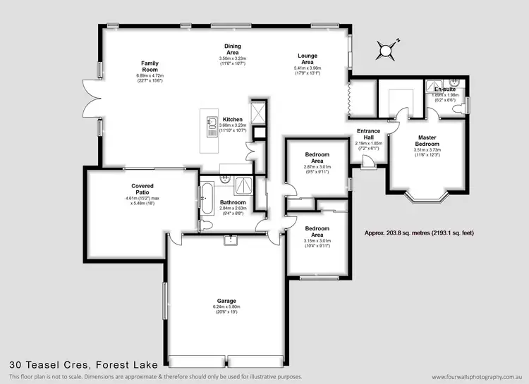 Floorplan of Homely house listing, 30 Teasel Crescent, Forest Lake QLD 4078