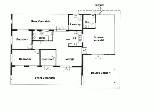 Floorplan of Homely house listing, 5 Gilbert Street, Ludmilla NT 820