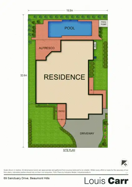 Floorplan of Homely house listing, 69 Sanctuary Drive, Beaumont Hills NSW 2155