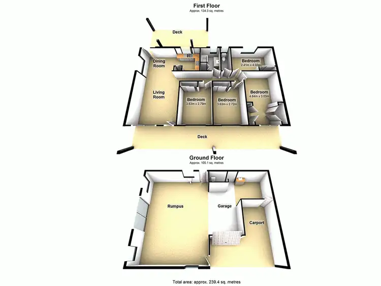 Floorplan of Homely house listing, 13 Carbeen Crescent, Lawnton QLD 4501