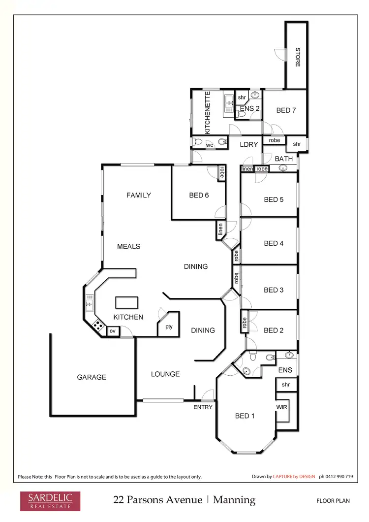 Floorplan of Homely house listing, 22 Parsons Avenue, Manning WA 6152