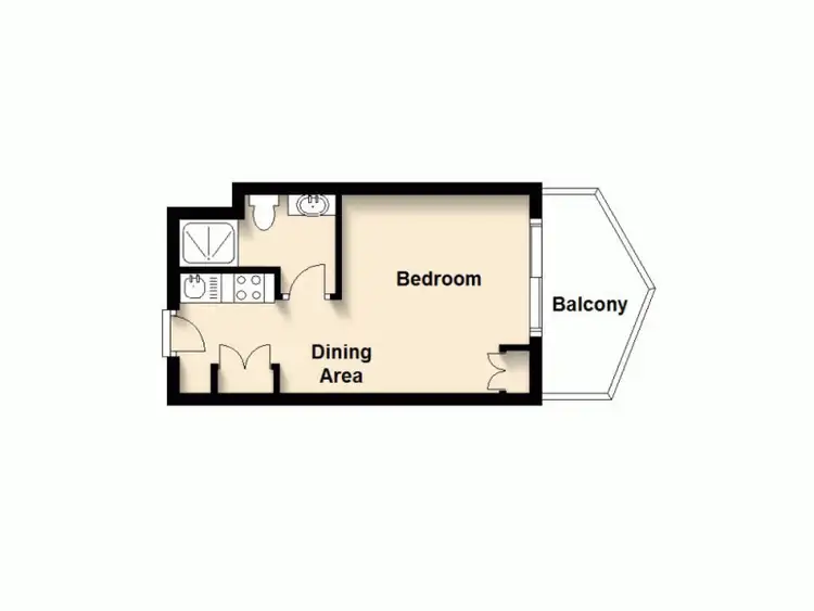 Floorplan of Homely unit listing, 621/9 Castlebar Street, Kangaroo Point QLD 4169