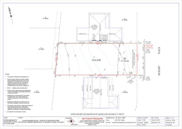 Floorplan of Homely land listing, 10 Hickory Place, St Clair NSW 2759