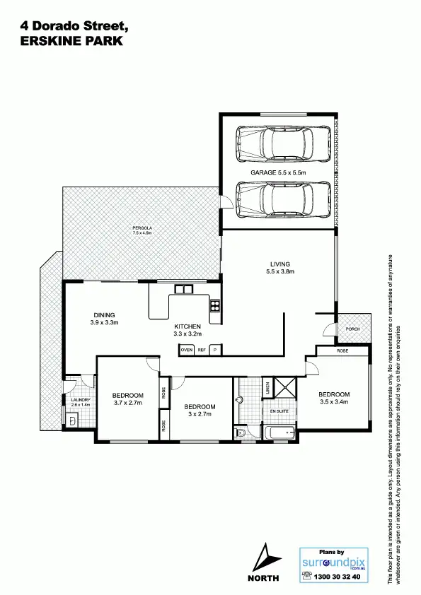 Floorplan of Homely house listing, 4 Dorado Street, Erskine Park NSW 2759
