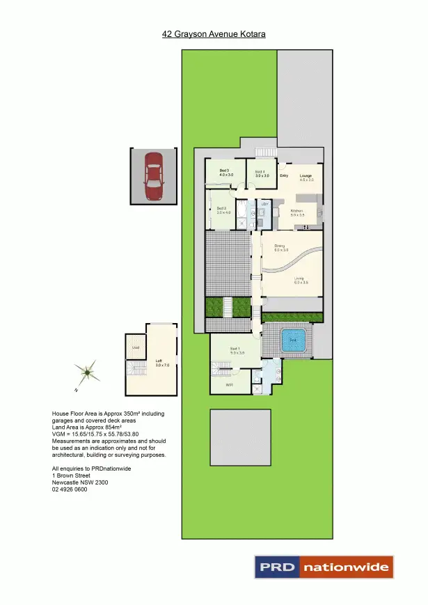 Floorplan of Homely house listing, 42 Grayson Avenue, Kotara NSW 2289