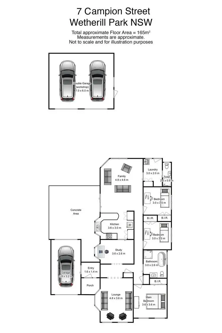 Floorplan of Homely house listing, 7 Campion St, Wetherill Park NSW 2164