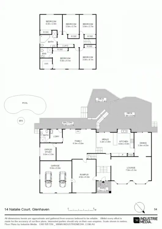 Floorplan of Homely house listing, 14 Natalie Court, Glenhaven NSW 2156