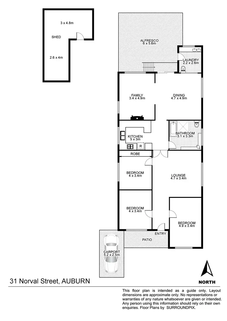 Floorplan of Homely house listing, 31 Norval St, Auburn NSW 2144