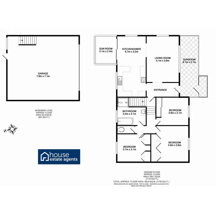 Floorplan of Homely house listing, 5 Brown Street, Rockville QLD 4350