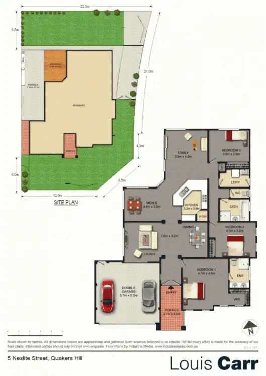 Floorplan of Homely house listing, 5 Neslite Street, Quakers Hill NSW 2763