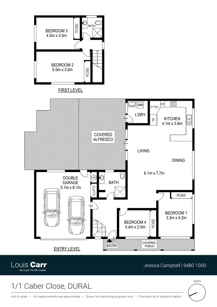 Floorplan of Homely house listing, 1/1 Caber Close, Dural NSW 2158