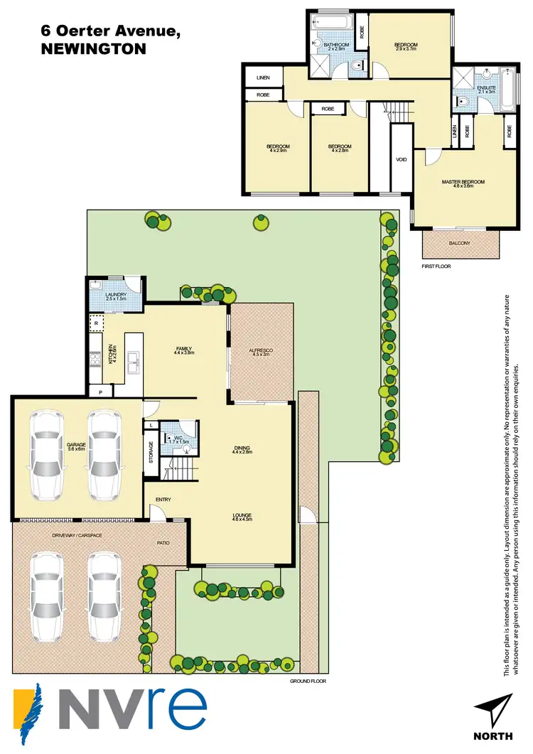 Floorplan of Homely house listing, 6 Oerter Avenue, Newington NSW 2127