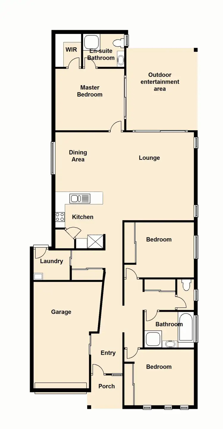 Floorplan of Homely house listing, 33 Nocturnal Promenade, Narangba QLD 4504