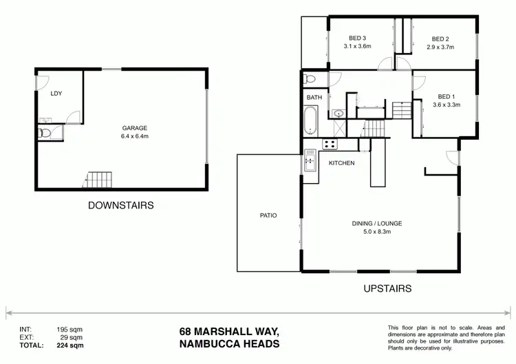 Floorplan of Homely house listing, 68 Marshall Way, Nambucca Heads NSW 2448