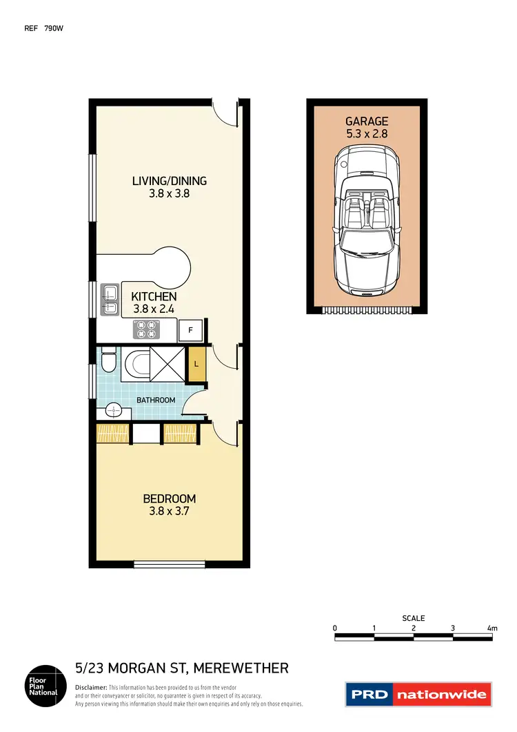 Floorplan of Homely unit listing, 5/23 Morgan Street, Merewether NSW 2291