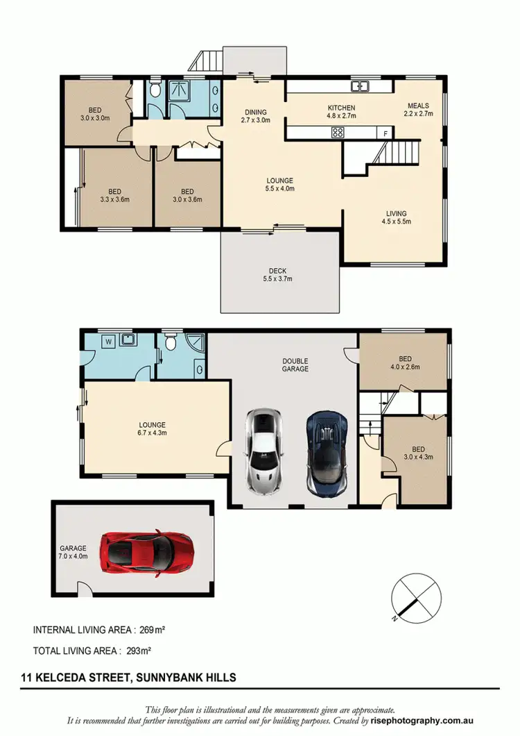 Floorplan of Homely house listing, 11 Kelceda St, Sunnybank Hills QLD 4109