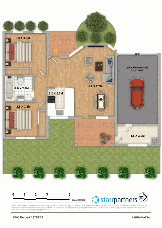 Floorplan of Homely villa listing, 3/166-168 Railway Street, Parramatta NSW 2150