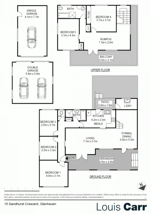 Floorplan of Homely house listing, 15 Sandhurst Crescent, Glenhaven NSW 2156