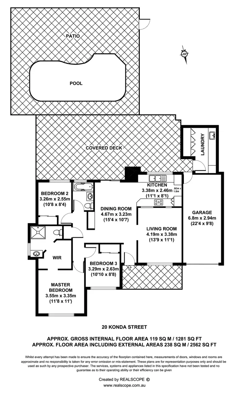 Floorplan of Homely house listing, 20 Konda Street, Riverhills QLD 4074