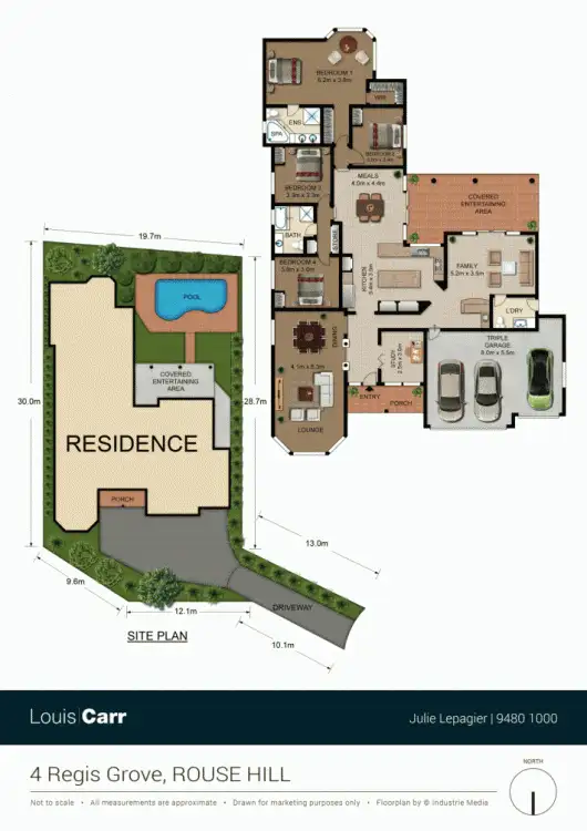 Floorplan of Homely house listing, 4 Regis Grove, Rouse Hill NSW 2155