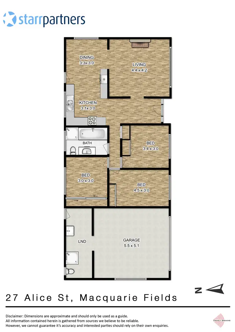 Floorplan of Homely house listing, 27 Alice St, Macquarie Fields NSW 2564