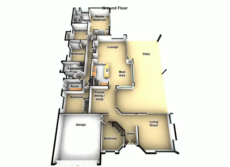Floorplan of Homely house listing, 18 Buttress Court, Burpengary East QLD 4505