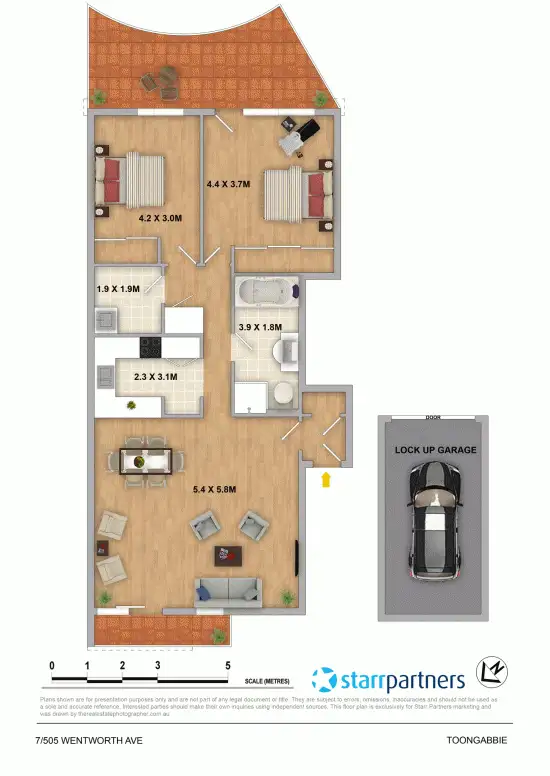 Floorplan of Homely unit listing, 7/505-507 Wentworth Avenue, Toongabbie NSW 2146