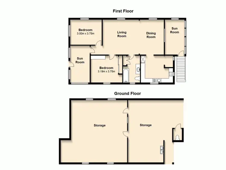 Floorplan of Homely house listing, 33 Burke Street, Coorparoo QLD 4151