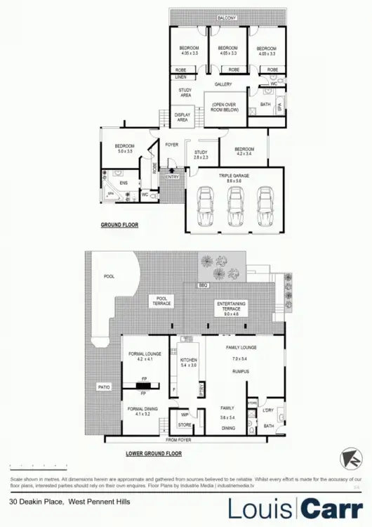 Floorplan of Homely house listing, 30 Deakin Place, West Pennant Hills NSW 2125