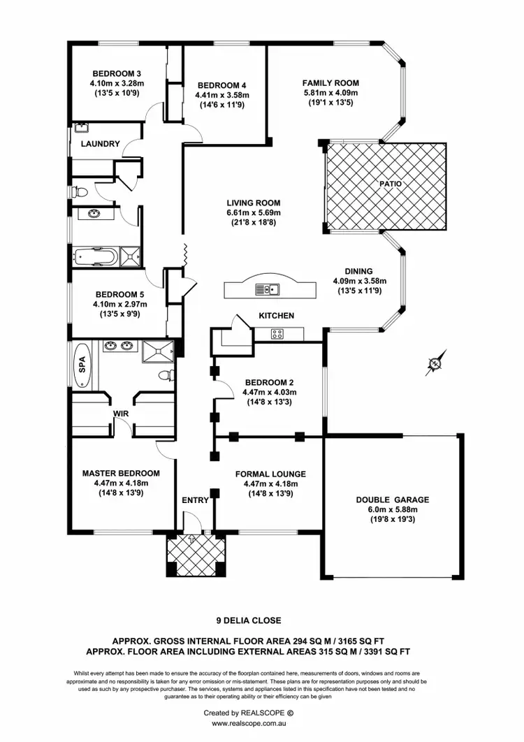 Floorplan of Homely house listing, 9 Delia Cl, Bracken Ridge QLD 4017