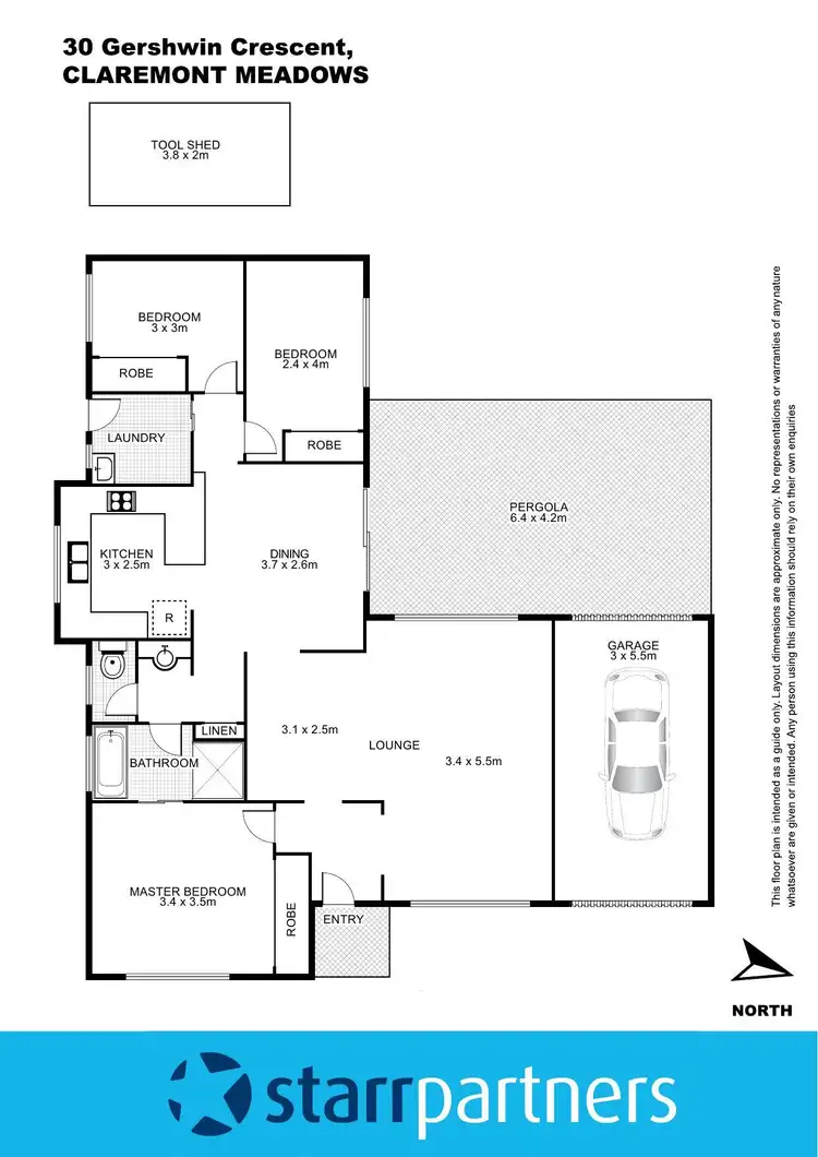 Floorplan of Homely house listing, 30 Gershwin Cres, Claremont Meadows NSW 2747