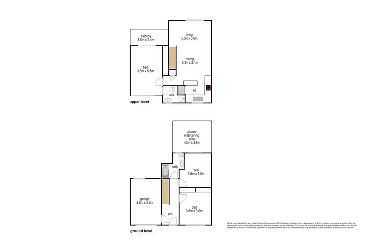 Floorplan of Homely townhouse listing, 3/28 Birch Street, Caloundra West QLD 4551